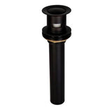 Barclay - Press Type Pop-Up Drain w/ Plated Part,w/OF hole, MB - Matte Black