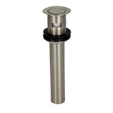 Barclay - Press Type Pop-Up Drain w/ Plated Part,w/OF hole, PN - Polished Nickel
