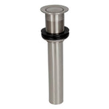 Barclay - Press Type Pop-Up Drain w/ Plated Parts,w/o OF, PN - Polished Nickel