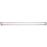 Barclay - 60'' Straight Double Shower Curtain Rod w/ Flanges-WH - White
