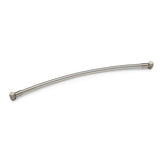 Barclay - Curved 36'' Shower Rod w/Flange Black - Black