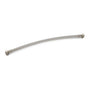 Barclay - Curved 48'' Shower Rod w/Flange Black - Black