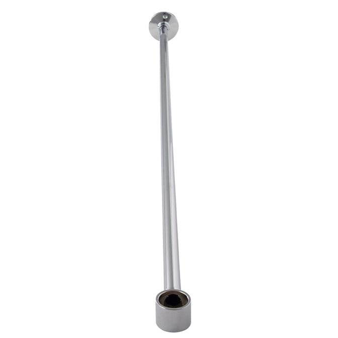 Barclay - Ceiling Support for 7150-7152 Oval Rod, Polished Chrome - Polished Chrome