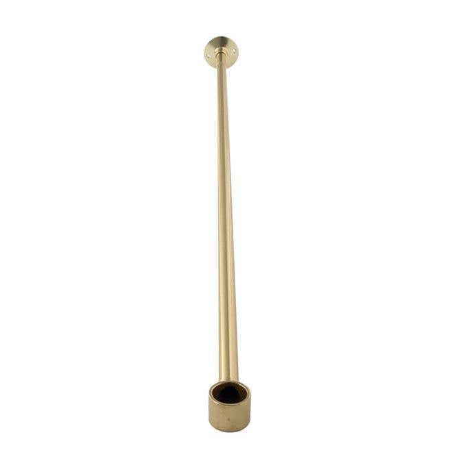 Barclay - Ceiling Support for 7150-7152 Oval Rod, Polished Brass - Polished Brass