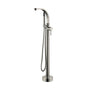 Barclay - Grimley Freestanding Faucet  (Brass),W/Handshower,BN - Brushed Nickel