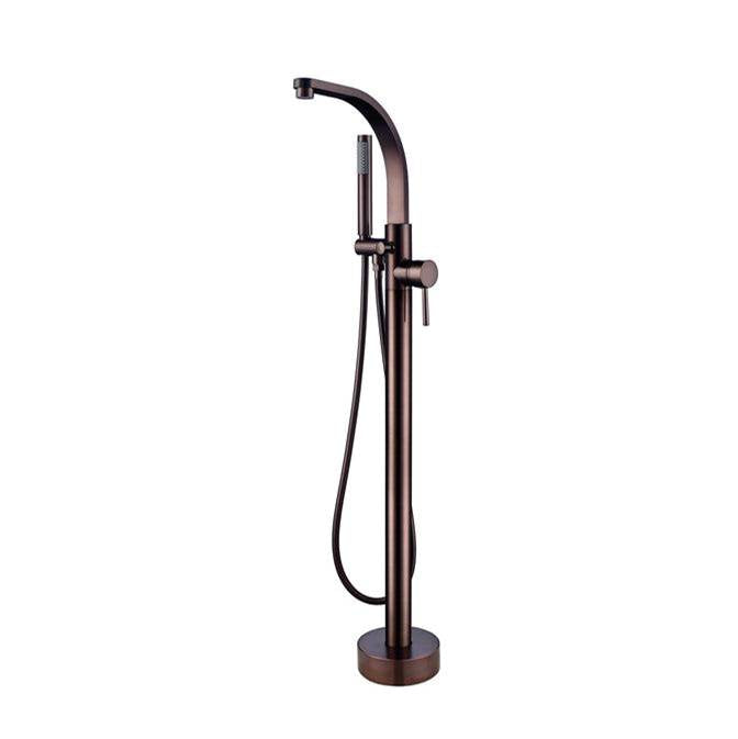 Barclay - Grimley Freestanding Faucet  (Brass),W/Handshower,ORB - Oil Rubbed Bronze