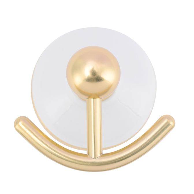 Barclay - Anja Double Robe Hook, Antique Brass - Antique Brass