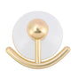 Barclay - Anja Double Robe Hook, Antique Brass - Antique Brass