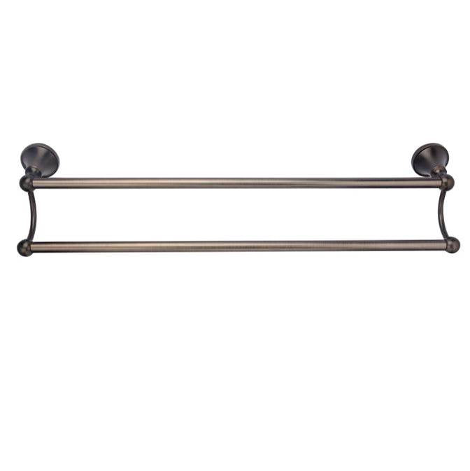 Barclay - Gleason Double Towel Bar, 18'',Oil Rubbed Bronze - Oil Rubbed Bronze