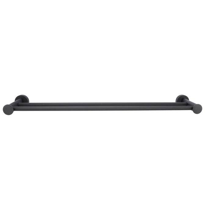 Barclay - Plumer Double Towel Bar, 18'', Oil Rubbed Bronze - Oil Rubbed Bronze