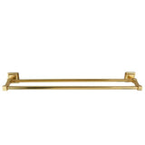 Barclay - Stanton Double Towel Bar, 18'' Antique Brass - Antique Brass
