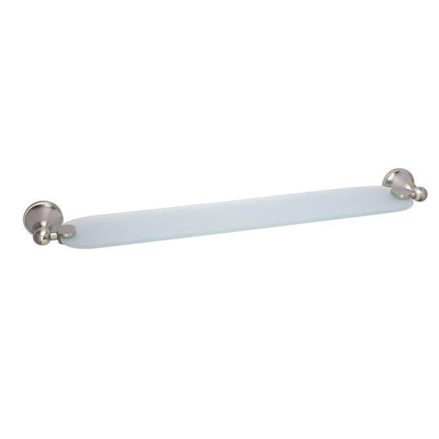 Barclay - Gleason Glass Shelf Brushed Nickel - Brushed Nickel