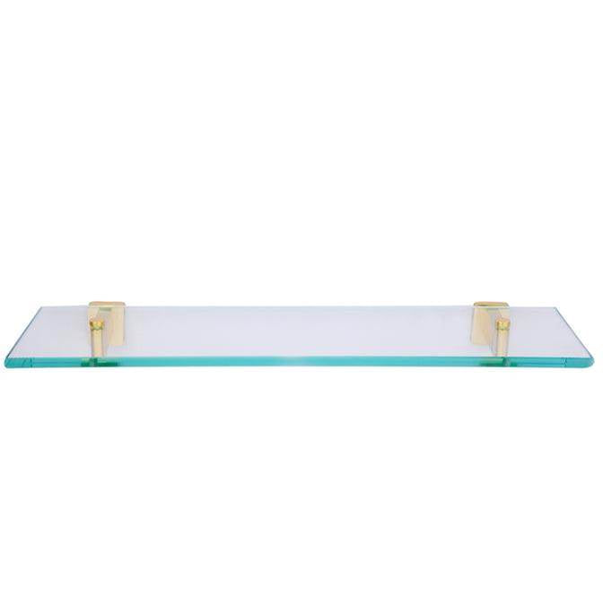 Barclay - Nayland Glass ShelfAntique Brass - Antique Brass