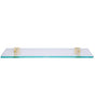 Barclay - Nayland Glass ShelfAntique Brass - Antique Brass