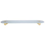 Barclay - Plumer Glass Shelf Antique Brass - Antique Brass