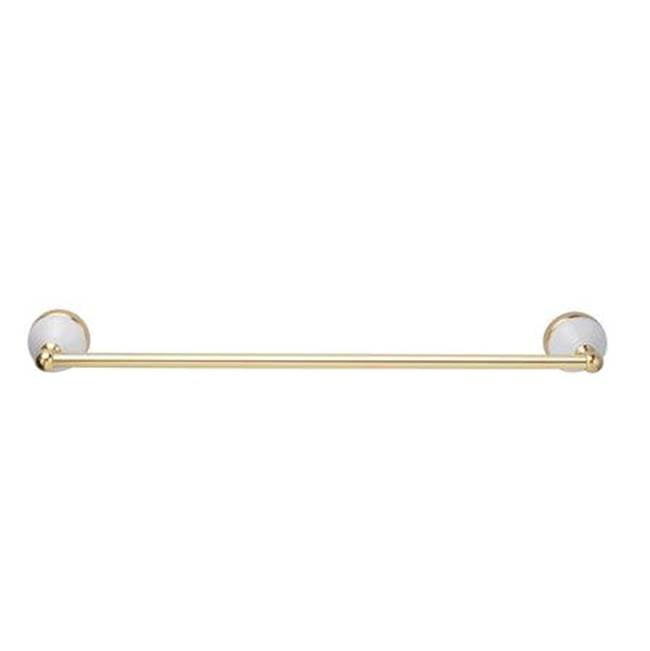Barclay - Anja Towel Bar, 18'', Polished Chrome - Polished Chrome