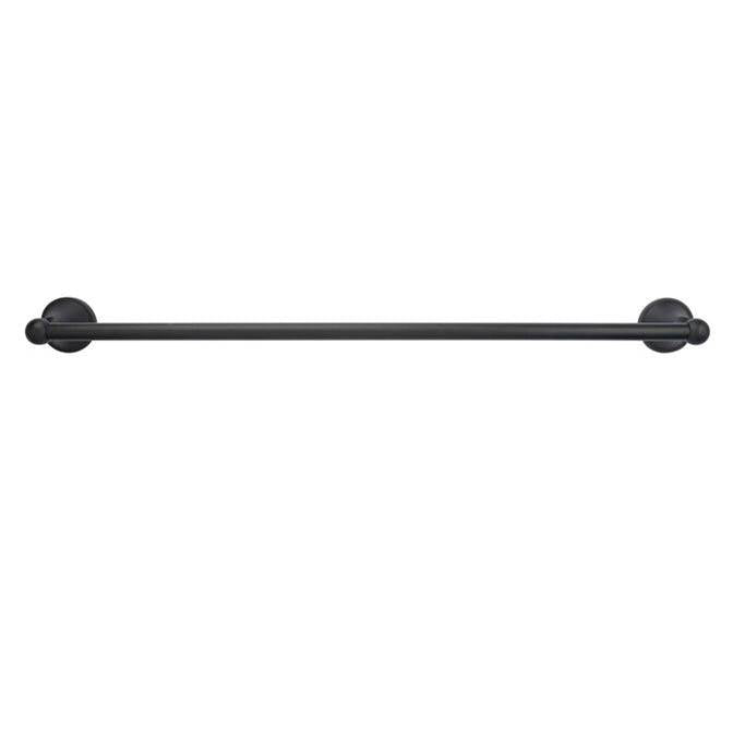 Barclay - Gleason Towel Bar, 24'', Matt Black - Matte Black