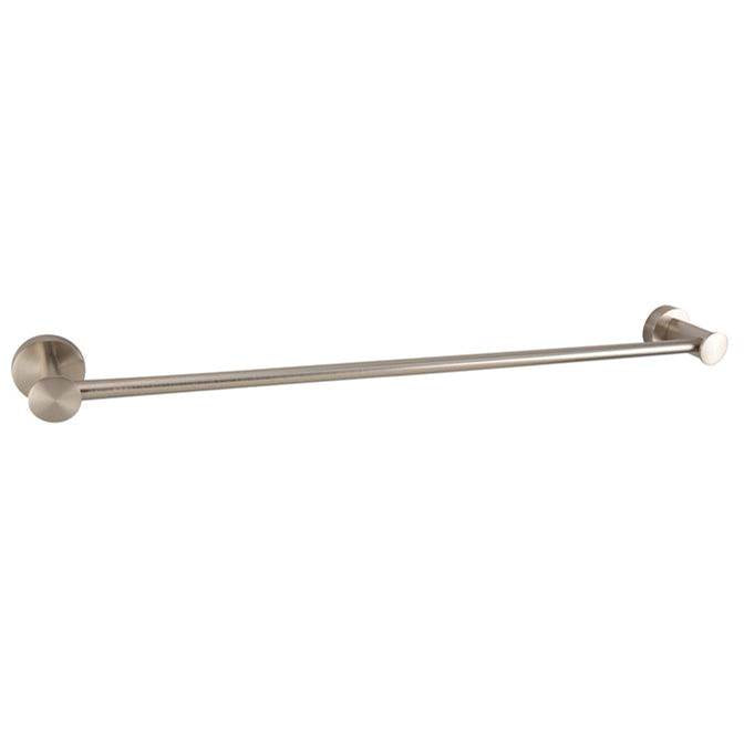 Barclay - Plumer Towel Bar, 18'', Brushed Nickel - Brushed Nickel