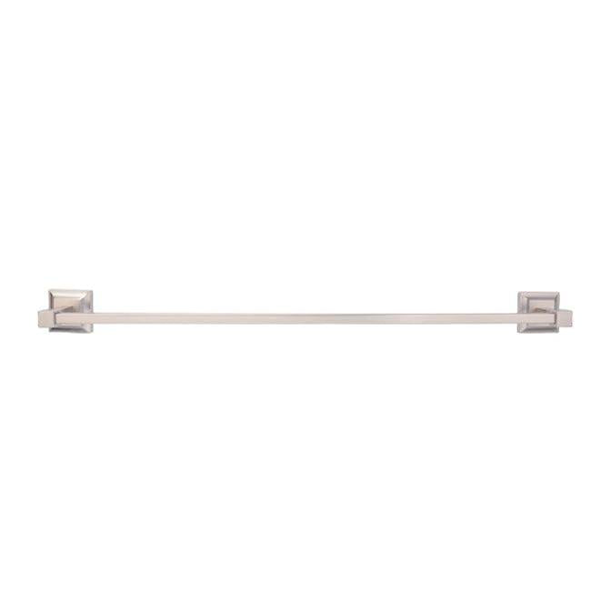 Barclay - Stanton Towel Bar, 24'', Brushed Nickel - Brushed Nickel