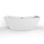 Barclay - Tairo 67'' Freestanding AC WH Tub,W/Internal Drain & OF WH - White