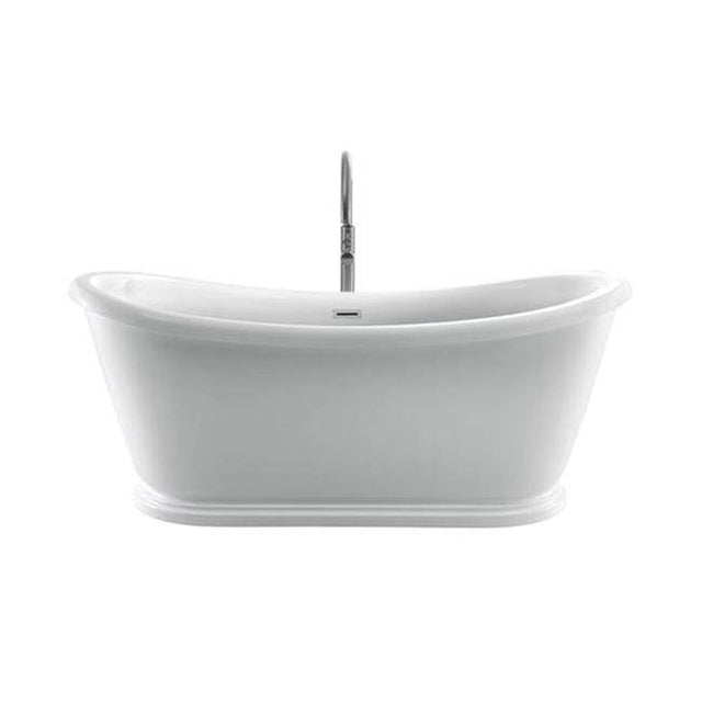 Barclay - Morgan 70'' AC Freestanding Tub White,w/Internal Drain-OF WH - White