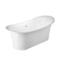 Barclay - Nydia Freestanding AC Bateau Tub 72'' WH,w/Internal Drain,WT - White