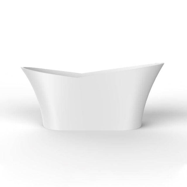 Barclay - Nessa 67'' Acrylic Freestanding Tub WH, w/Internal Drain, WT - White