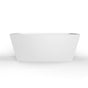 Barclay - Sloane Freestanding AC Rect. Tub 59'' WH, Internal Drain, WT - White