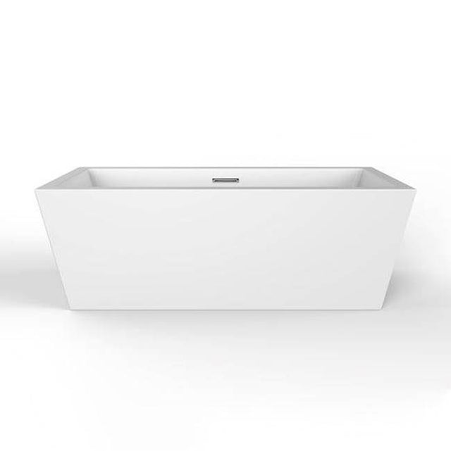 Barclay - Stannard 67''Freestanding AC WH Tub,Internal Drain & OF WH - White