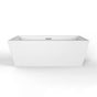 Barclay - Stannard 67''Freestanding AC WH Tub,Internal Drain & OF WH - White