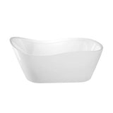 Barclay - Raelene Acrylic Tub 65'' WH, w/Internal Drain Pipe, WT - White