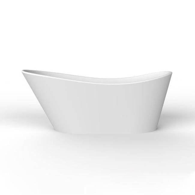 Barclay - Marilyn 71'' AC Slipper Tub WH, Frestanding,Internal Drain, WT - White