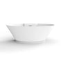 Barclay - Portia 67''AC Freestanding,7'' Centers,W/internal drain-OF,WH - White