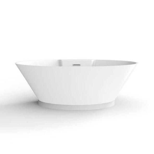 Barclay - Portia 67''AC Freestanding,7'' Centers,W/internal drain-OF,PN - Polished Nickel