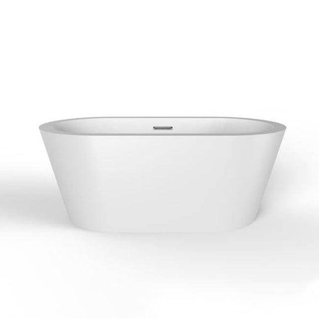 Barclay - Orlando 59'' Freestanding AC WH Tub,W/Internal Drain & OF WH - White