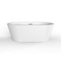 Barclay - Pelham 65'' Freestanding AC WH Tub,W/Internal Drain & OF WH - White