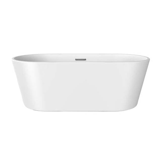 Barclay - Patrick 67'' Freestanding AC WH Tub,W/Internal Drain & OF WH - White