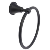 Barclay - Gleason Towel Ring, Matt Black - Matte Black