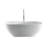 Barclay - Radcliff 67'' AC Freestanding Tub WH,w/Internal Drain-OF WH - White