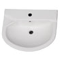 Barclay - Anabel 630 Ped Lav Basin 1-Hole, White - White
