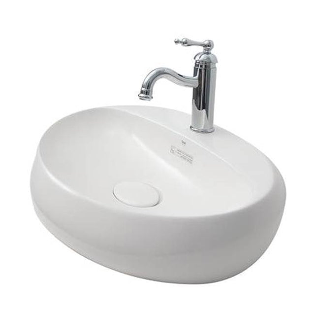 Barclay - Cloud 25-5/8'' Wall Hung Basin, 1-Hole,W/Waste Cover,Matt WH - Matte White