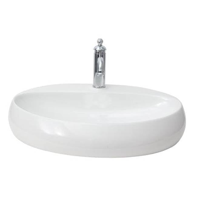Barclay - Cloud 21-5/8'' Wall Hung Basin, 1-Hole,W/Waste Cover,MattWhite - Matte White