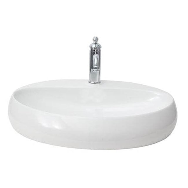 Barclay - Cloud 21-5/8'' Wall Hung Basin, 1-Hole,W/Waste Cover,MattWhite - Matte White