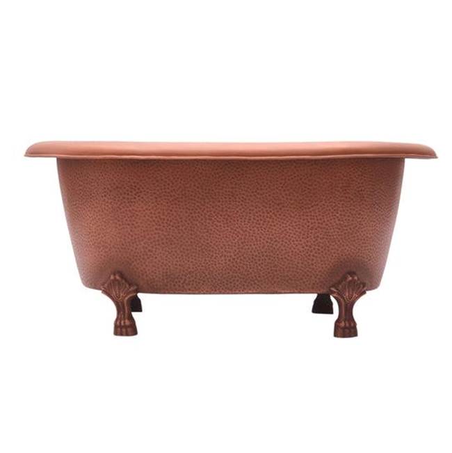 Barclay - Picasso Dbl Roll Copper, Claw Feet, 32'', No Faucet Holes - Antique Copper