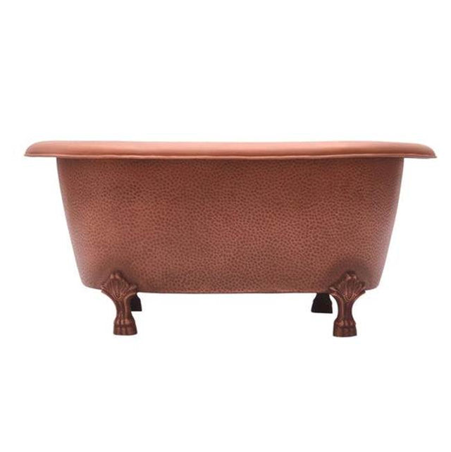 Barclay - Picasso Dbl Roll Copper, Claw Feet, 32'', No Faucet Holes - Antique Copper