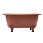 Barclay - Picasso Dbl Roll Copper, Claw Feet, 32'', No Faucet Holes - Antique Copper