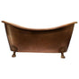 Barclay - Celana 68'' DBL Slipper Copper Tub,ClawFoot AC,Antique Copper - Antique Copper