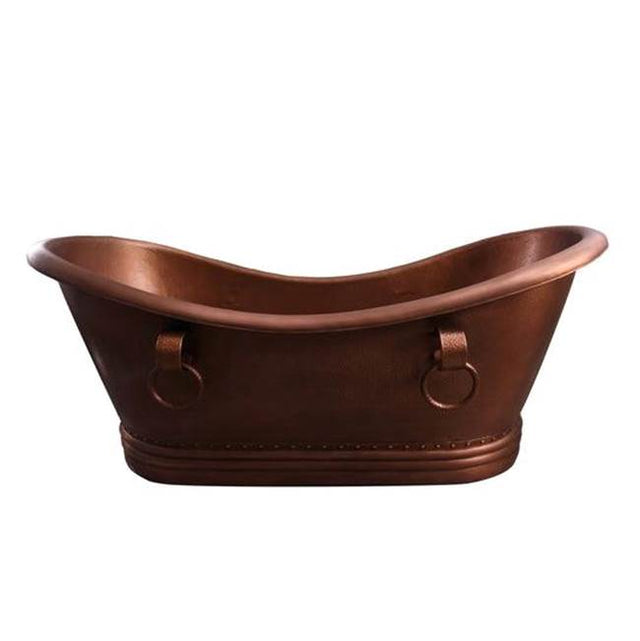 Barclay - Bolero Copper Dbl Slipper, 72 No Holes, Hammered Antique Cop - Antique Copper