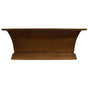 Barclay - Wilmott 66'' Freestanding Rect Hammered Copper Tub, AC - Antique Copper