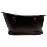 Barclay - Lilith 66'' Ped Slipper Tub Copper,Mexican Finish IN & EX - Mexican Finish